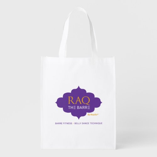 RAQ THE BARRE Reusable Grocery Bag