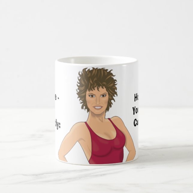 Raquel welch color morph mug  (Center)