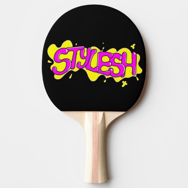 Raquete Ping Pong "Stylish" Ping Pong Paddle (Front)