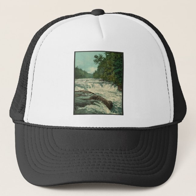 Raquette Falls on the Raquette River Trucker Hat (Front)