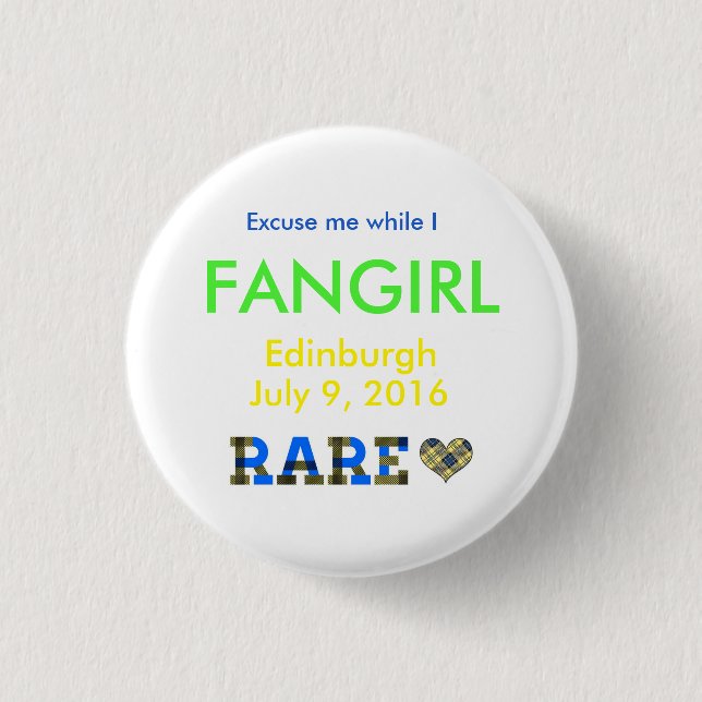 RARE16 button fan girl (Front)