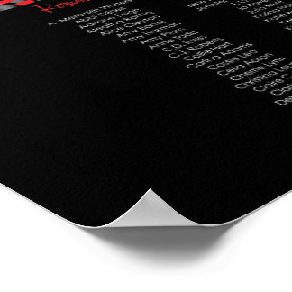 RARE16 poster black