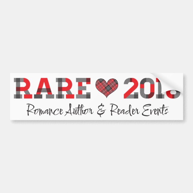 RARE16 red bumper sticker (Front)
