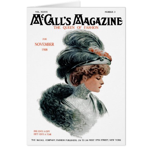 RARE1908 MC CALLS MILLINERY CARDS (Front)