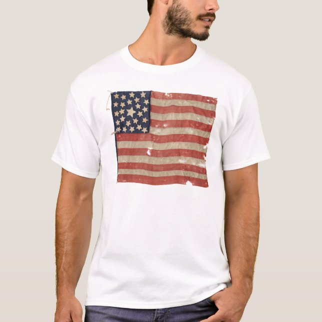 Rare 1850-1865 Period 25 Star U.S. Flag. T-Shirt (Front)