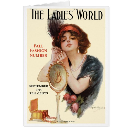RARE 1913 "MAGAZINE MINIS" COVER ART CARD