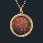 RARE ANCIENT 1818 HANUMAN COIN PENDANT<br><div class="desc">RARE ANCIENT 1818 HANUMAN COIN PENDANT HANUMAN Hinduism,  the monkey god and helper of Rama; god of devotion and courage</div>