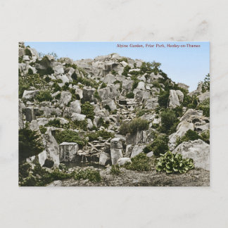 Rare Antique Friar Park Postcard. Alpine Garden! Postcard