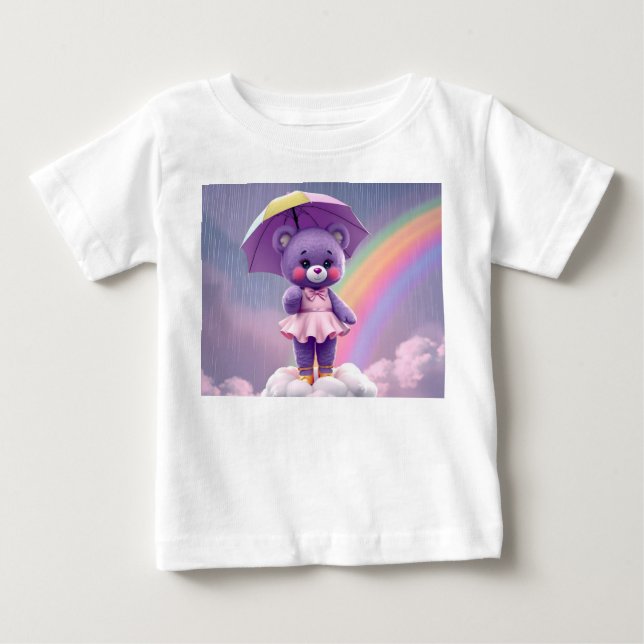 Rare Bear ~ Purple Baby T-Shirt (Front)