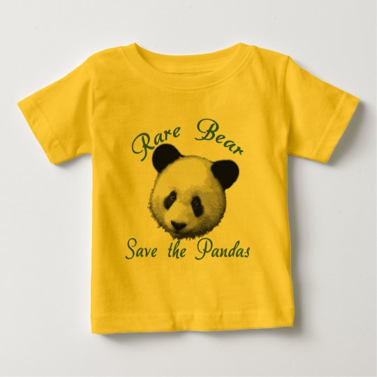 Rare Bear Save the Pandas Baby T-Shirt