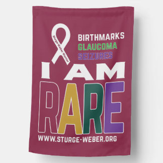 Rare Bear Sturge-Weber Awareness House Flag