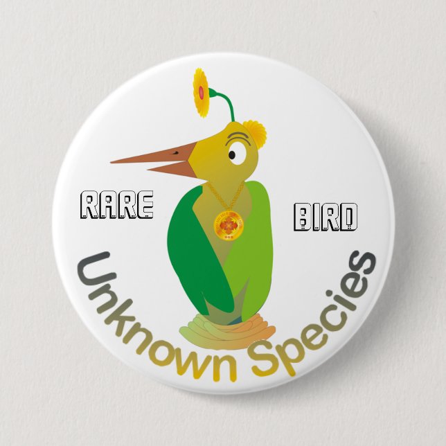 Rare Bird - (Button) Button (Front)