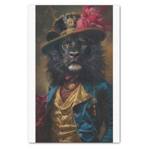 Rare Black Lion4 Tissue Paper