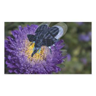 Rare Blue Elephant Bug Rectangular Sticker