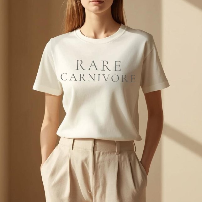 Rare Carnivore Minimalist Tri-Blend Shirt (Creator Uploaded)