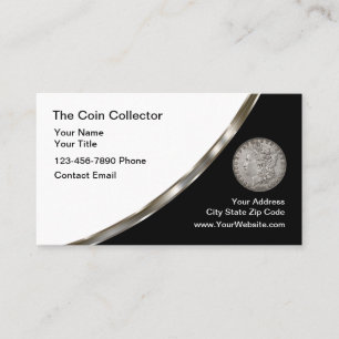 Rare Coin Dealer Numismatic Business Card