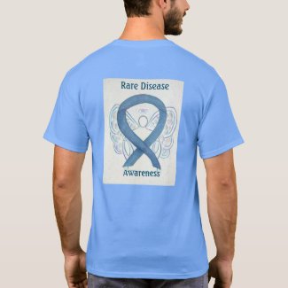Rare Disease Awareness Ribbon Angel Custom Tee