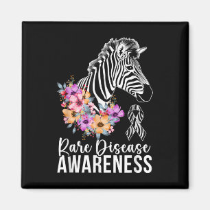 Rare Disease Awareness Zebra Rare Disease Warrior Magnet