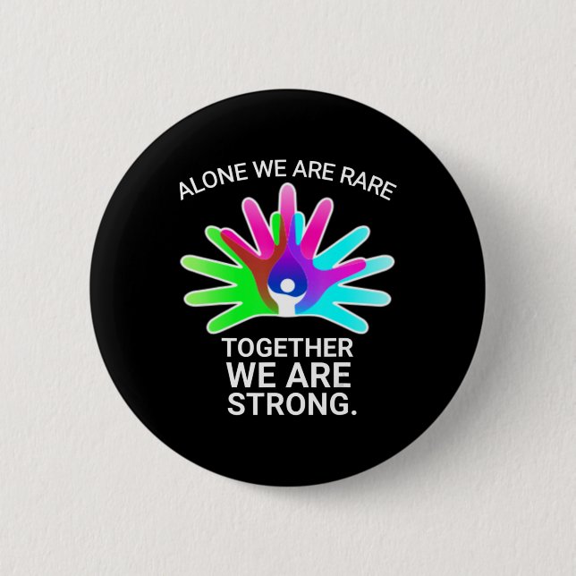 Rare Disease Day 2022 - Rare Disease Awareness T-S Button (Front)