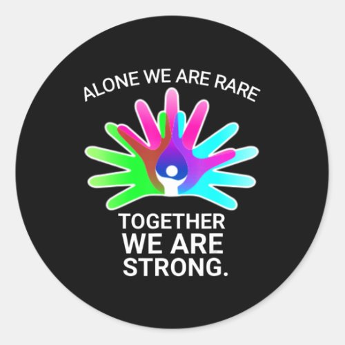Rare Disease Day 2022 _ Rare Disease Awareness T_S Classic Round Sticker