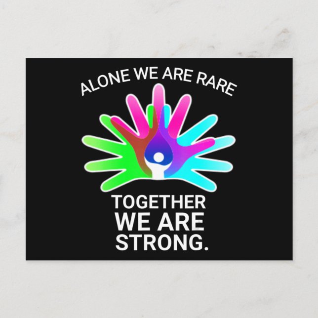 Rare Disease Day 2022 - Rare Disease Awareness T-S Postcard (Front)