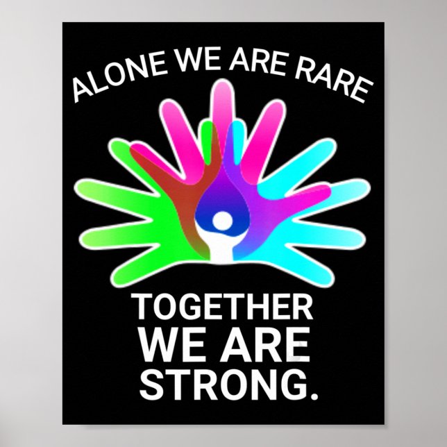 Rare Disease Day 2022 - Rare Disease Awareness T-S Poster (Front)