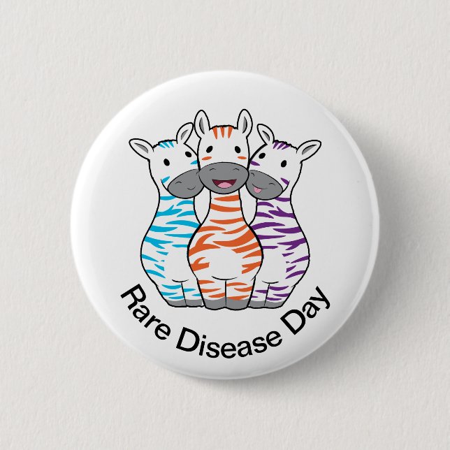 Rare Disease Day Button (Front)