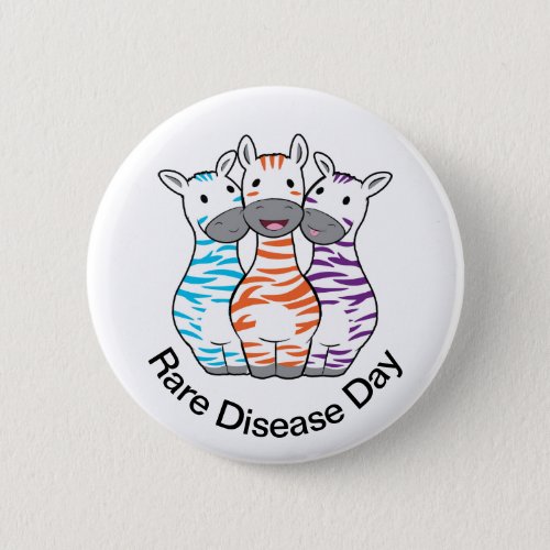 Rare Disease Day Button