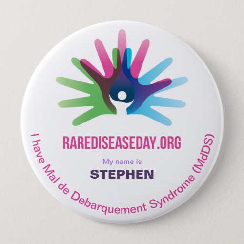 Rare Disease Day Personalize All Round Button