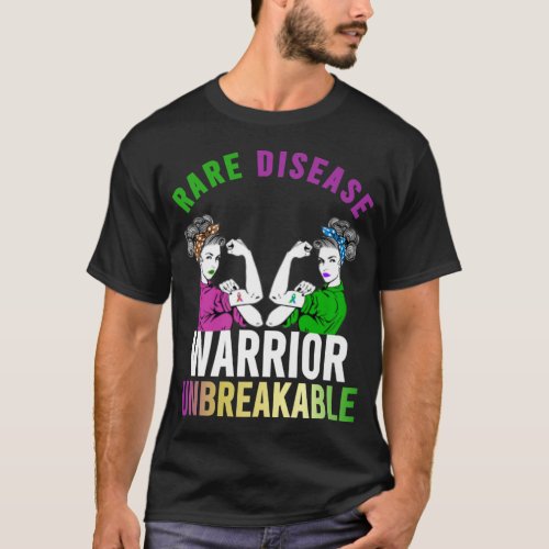Rare Disease Rare Disease Warrior T_Shirt