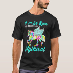 Rare Disease Zebra Unicorn Zebra Ribbon T-Shirt
