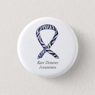 Rare Diseases Awareness Custom Ribbon Pin