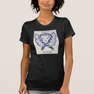 Rare Diseases Zebra Awareness Ribbon Angel Shirt