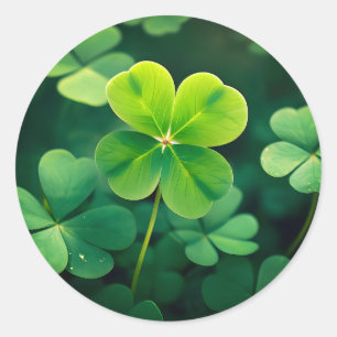 Rare Find! Lucky Four Leaf Clover Sticker  
