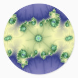 Rare Gem - Fractal Classic Round Sticker