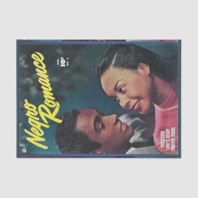 Rare Golden Age Romance Comic Tissue Paper (Front)