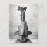 Rare Head On View Winged Victory Of Samothrace Nik Postcard at Zazzle