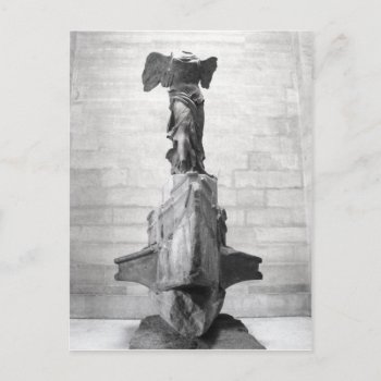 Rare Head On View Winged Victory Of Samothrace Nik Postcard by DarkChocolateQueen at Zazzle