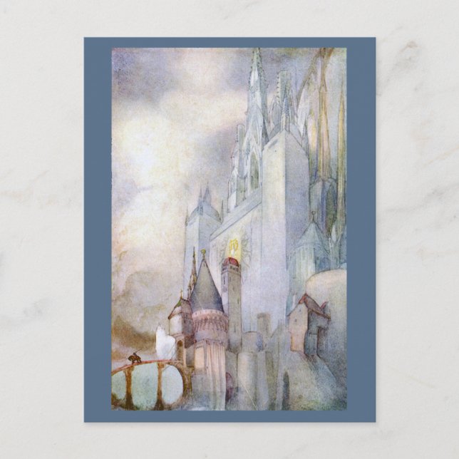 Rare Illustration 1912 Vintage Fantasy Postcard (Front)