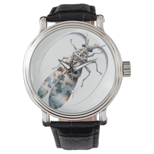Rare Insect Silhouette IREF302 _ Watercolor Watch