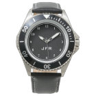 Rare men's watch with personalized monogram