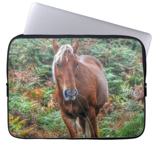 Rare Palomino New Forest Pony  Bracken _ England Laptop Sleeve