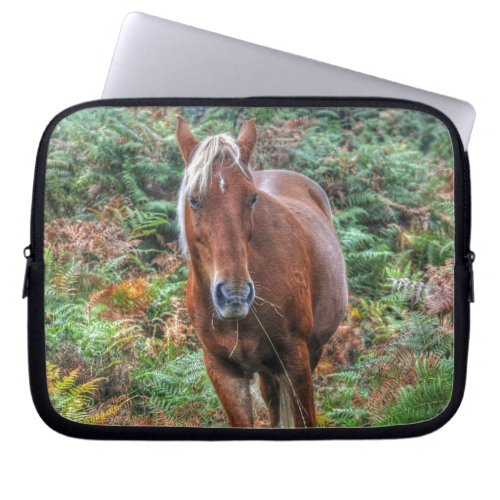 Rare Palomino New Forest Pony  Bracken _ England Laptop Sleeve