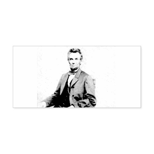 RARE President Abraham Lincoln STEREOVIEW VINTAGE Self_inking Stamp