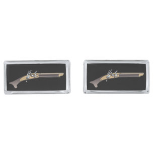 Rare Scottish Pistol Cufflinks