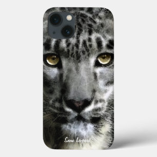 Rare Snow Leopard Big Cat Wildlife Device Case