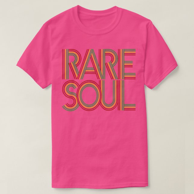 Rare Soul Music Lovers DJ Retro Graphic  T-Shirt (Design Front)