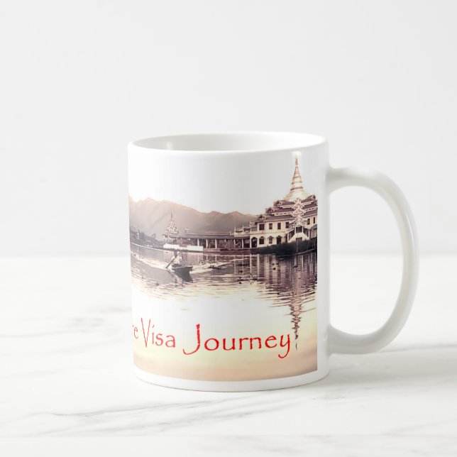 Rare Visa Journey Inle Lake (Burma) mug (Right)
