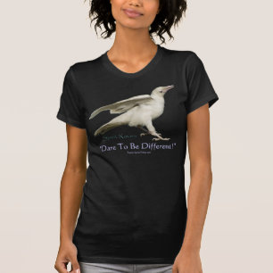 Rare White Raven Photo - DARE TO BE DIFFERENT! T-Shirt
