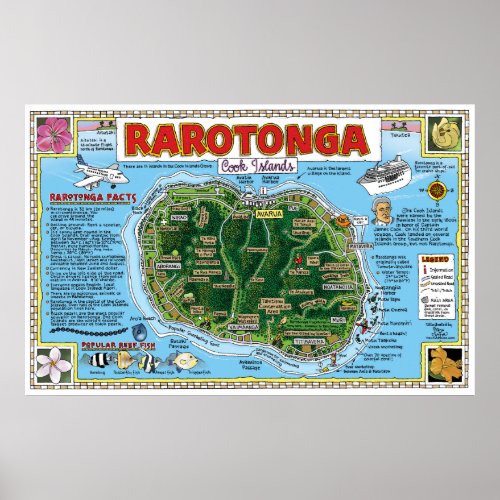 Rarotonga Cook Islands Poster